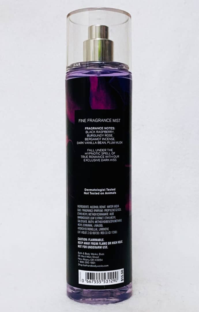 Bath & Body Works – Dark Kiss Fine Fragrance Mist باث أند بودي وركس – رذاذ العطر "دارك كيس"